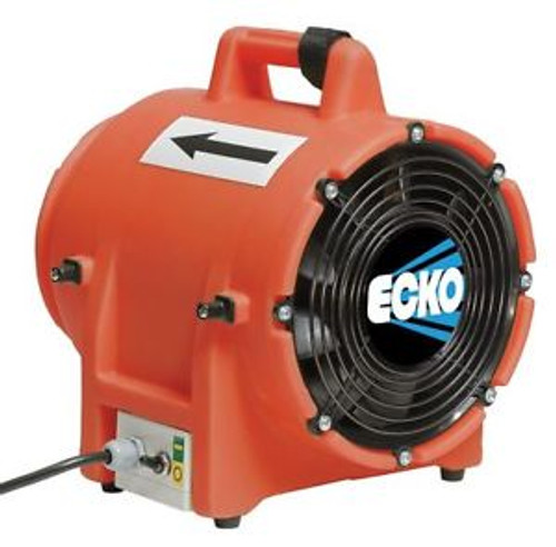 Ecko Conf.Sp. Fan Axial Duct 8 In 1/3 HP Orange  Polyethylene K20