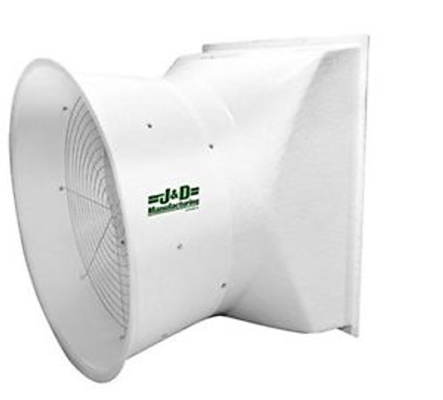 J&D Manufacturing VFP12P Tornado Fiberglass Exhaust Fan 12 Size