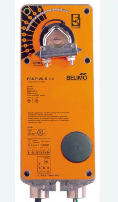 Belimo 120volt spring return actuators FSNF120-S.... US