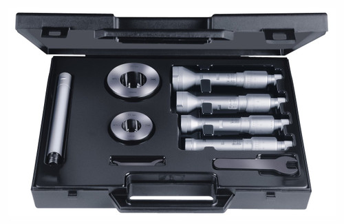 Brown & Sharpe Tesa 78.110606 Etalon Intalometer 531 Vernier Inside Micrometer Set, 1.595-4.005" Range, 0.0001" Graduation, +/-0.00012" Accuracy (10 Piece Set)