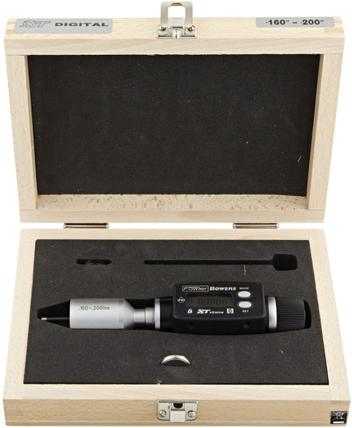 Fowler 54-366-040 Xt Digital Electronic Holemike Internal Micrometer, 11-12" Measuring Range