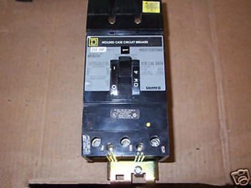 SQUARE D KA KA36250 3 POLE 250 AMP 600V CIRCUIT BREAKER CHIPPED CROWN