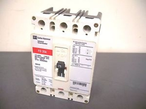 CUTLER-HAMMER CIRCUIT BREAKER CAT FD3175 175A/600V/3POLE