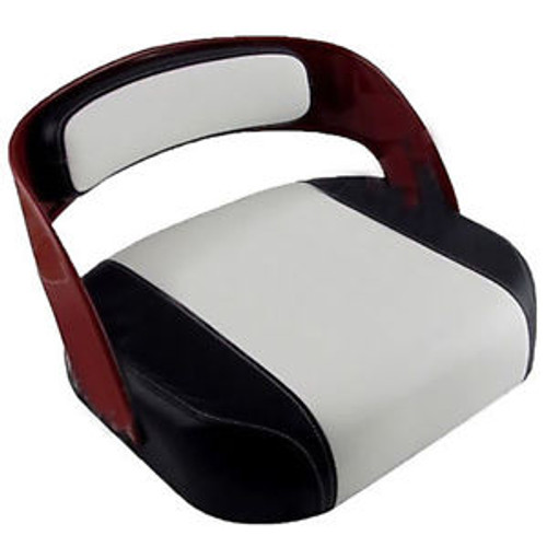 Black & White Vinyl Seat S371585Af Fits Case Ih Tractors 200 230 240 330 340 460