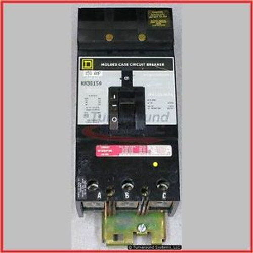 Square D KH36150-LG2 Circuit Breaker, 150 Amp, I-Line, Used