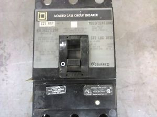 Square D Molded Case Circuit Breaker KHL36225, 225 amp