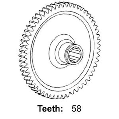 528677R1 New Ipo Drive Gear Made To Fit Case-Ih Tractor Models 756 766 826 856 +