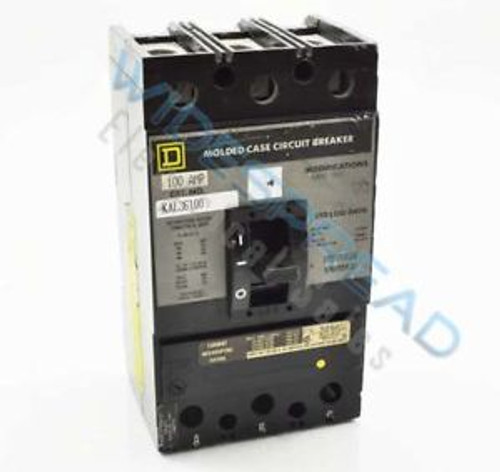 SQD SQUARE D Circuit Breaker KAL36100 3P 100A 600V KAL