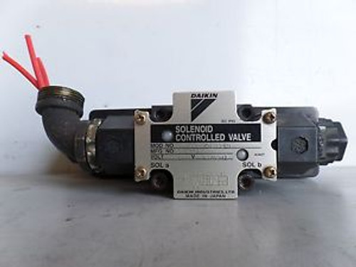 Daikin Solenoid Controlled Valve Kso-G02-2Da-30-En Ac100 Lot# 58 James