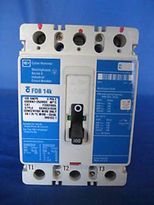 CUTLER-HAMMER FDB3100L 100A 600VAC 3P CIRCUIT BREAKER