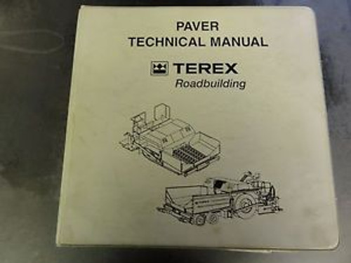 Terex Cedarapids Paver Technical Manual