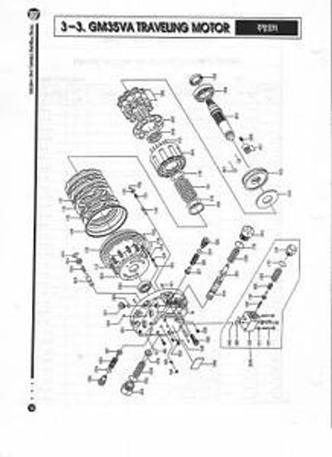 Kawasaki Hydraulic/Hydrostatic Gm35Va Carrier