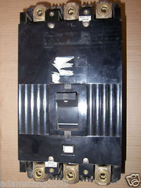 GE TKM3F 1200 AMP 600V 3 POLE 800 AMP TRIP BREAKER BLACK no lug covers