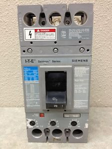 SIEMENS FD63B070 (FD63F250 / 70A TRIP) 3 POLE 70 AMP 600 VOLT 35KAIC