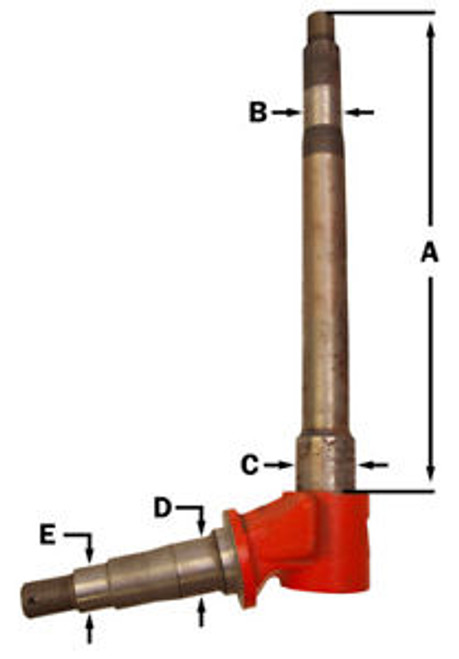 A57441 Spindle Right Or Left Hand For Case 730 830 930 1030 Tractors