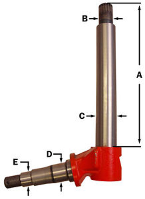 A176152 Spindle Right Or Left Hand For Case 770 870 970 1070 1175 Tractors