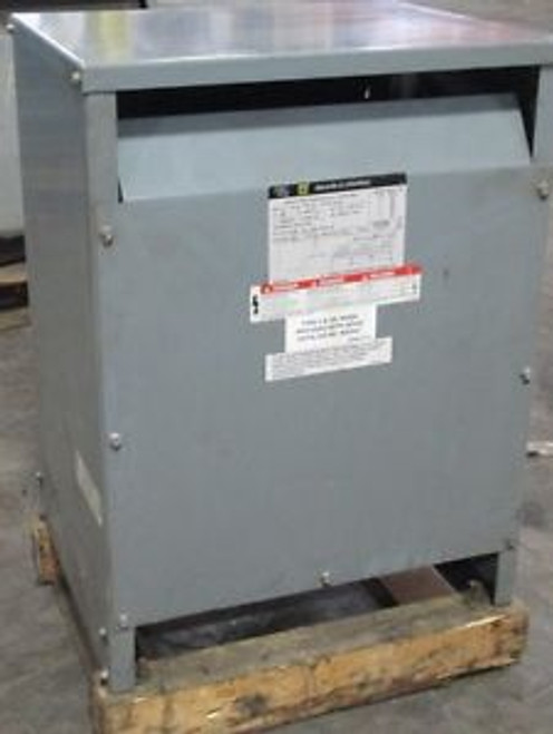 SQUARE D 480 TO 208Y/120V 60HZ 15KVA SORGEL 3PH INSLATED TRANSFORMER 15T3H