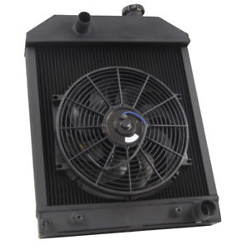 Tractor Radiator & Fan For Ford 55,345C,445C 535,545,5100 D8Nn8005Sb D3Nn8005Sb