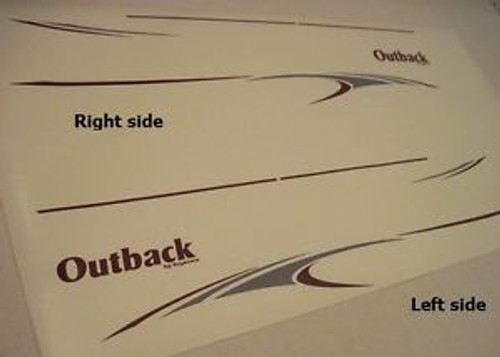 Outback Rv Keystone Camper Wheel Trailer Decal Sticker Set 2