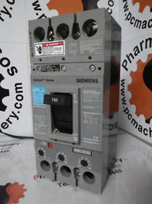 FXD63B150 SIEMENS CIRCUIT BREAKER 150A 600V 3P TESTED WORKING