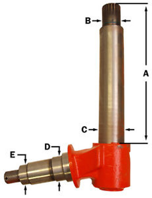 A162068 Left Or Right Hand Spindle For Case 1270 1370 1570 Tractors