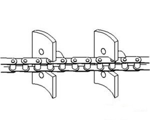 A-266855M91 Massey Ferguson Parts Chain Clean Grain Elevat 540