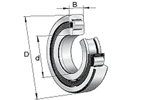 Fag Nup316E.Tvp2.C3 Cylindrical Roller Bearing Single Row