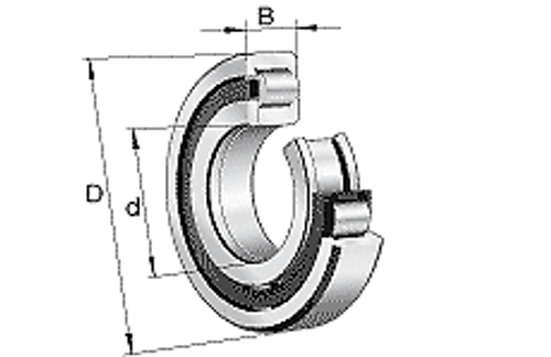 Fag Nup2310M Cylindrical Roller Bearing Single Row