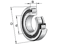 Fag Nup309E.M1.C3 Cylindrical Roller Bearing Single Row