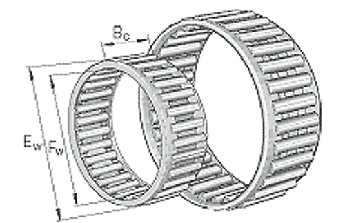Ina K155X163X26A (Part For) Needle Roller Bearing