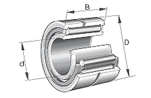 Ina Nkis100 Needle Roller Bearings (Machined) Nkis, Heavy Series