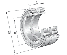 Ina Sl045012-2Z Cylindrical Roller Bearing Double Row