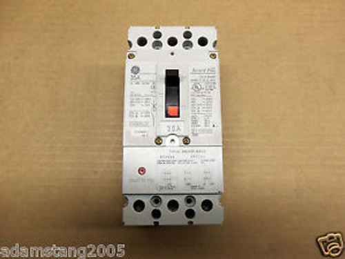 GE FCH 3 pole 35 amp 600v FCH36TE035R2 Record Plus Circuit Breaker