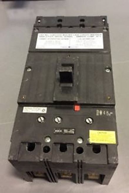 GE GENERAL ELECTRIC 480VAC 400A 3-POLE MOLDED CASE CIRCUIT BREAKER TLB434400