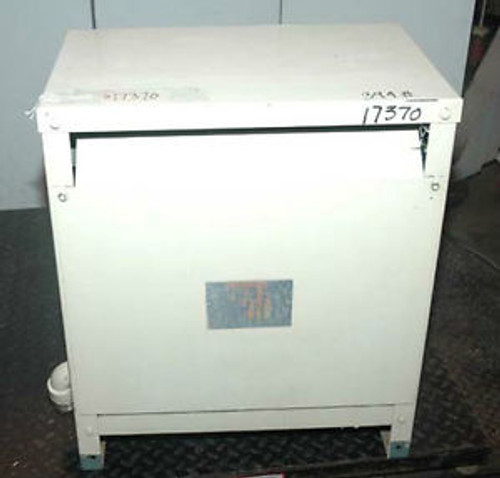 Hevi Duty Electric Transformer 30 KVA 490/277,SN CM262374, Inv 17370