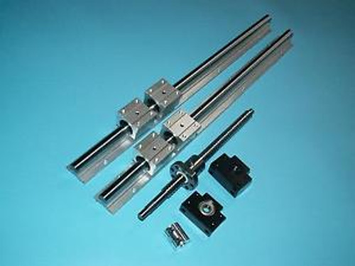 Sbr20-1600Mm 2 Linear Rail+Ballscrew Rm1605-1600Mm+1 Set Bk/Bf12 End Bearing Cnc