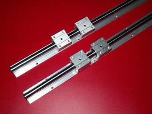 25Mm Sbr25-1600Mm Linear Slide Guide Shaft 2 Rail+4Sbr25Uu Bearing Block Cnc Set