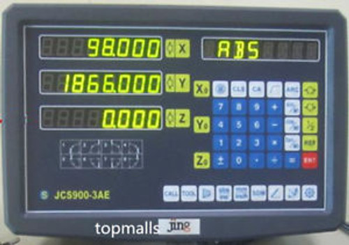 3 Axis Digital Display Readout Dro And 3 Linear Scale For Mill Lathe Machine