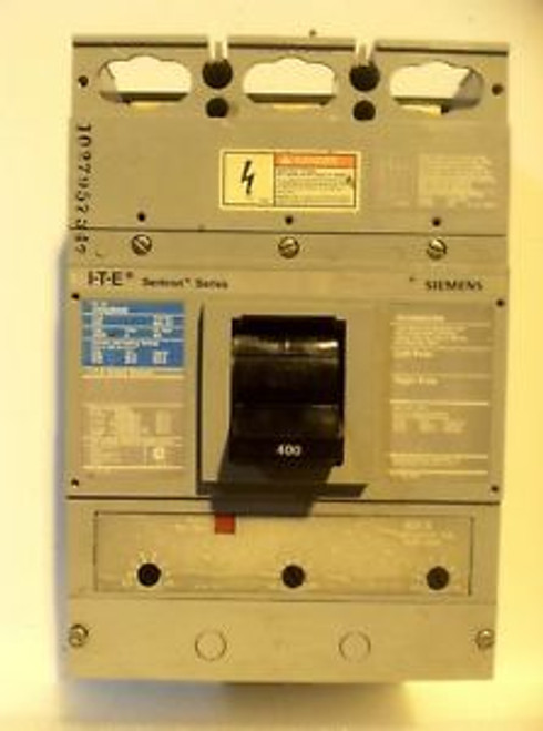 SIEMENS SENTRON 600 VOLT 400 AMP MODEL JXD63H