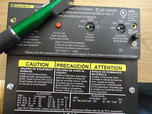 Square D ELM150HD Earth Leakage Module