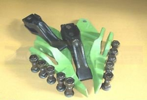 Jcb Parts - 2 Pc. Tooth & 2 Sidecutters & 10 Nuts & Bolts (Assorted Part No)