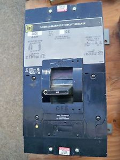 Square D LAL36300 circuit breaker warranty 3p 300amp 600v