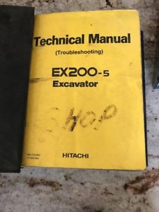 Hitachi Ex200-5 Workshop, Technical (Troubleshooting & Operational) Manuals