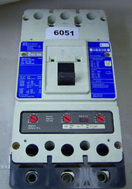 (6051) Cutler Hammer Circuit Breaker 400 Amp KD3400F