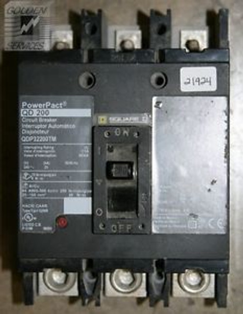 Square D QDP32200TM PowerPact Circuit Breaker 240V 200A 3P