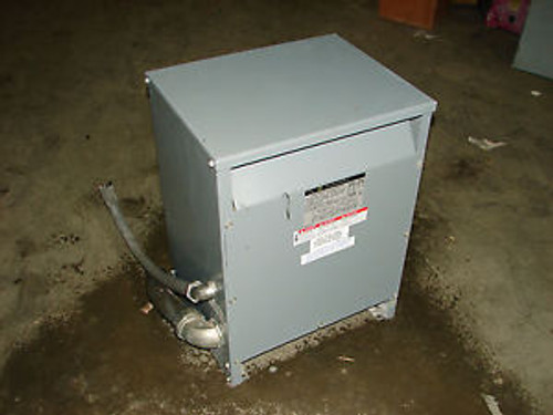 SQUARE D 25S3H TRANSFORMER 25KVA 208/104A 240/480V XLNT