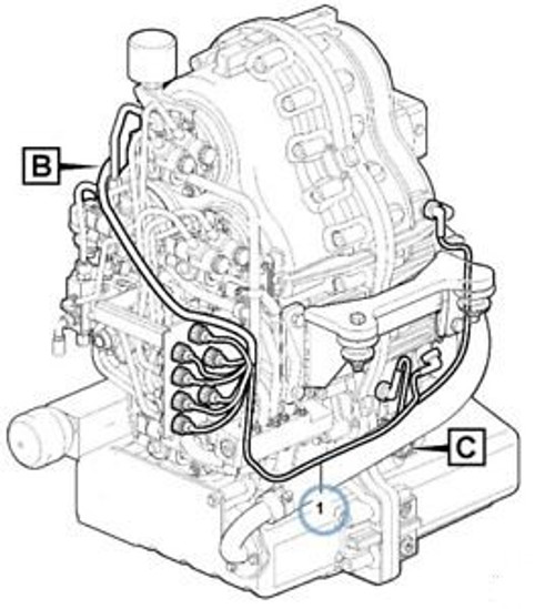 Volvo Voe 12746528 Grader Transmission Harness New Oem G930 G946B G990 G960B