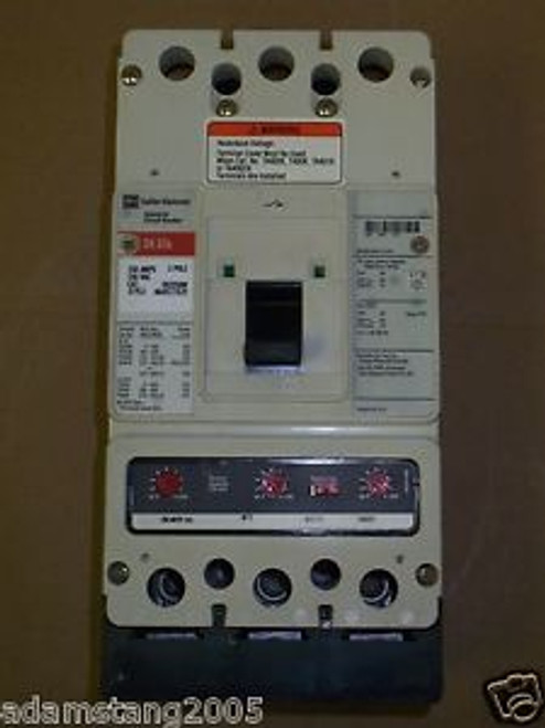 Cutler Hammer DK 65k 3 pole 250 amp 240v DK3250W Circuit Breaker 250 amp trip