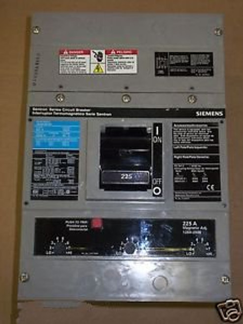 ITE SIEMENS Sentron JXD jxd63b225 225 amp 3 pole 600v Circuit Breaker JXD6-A