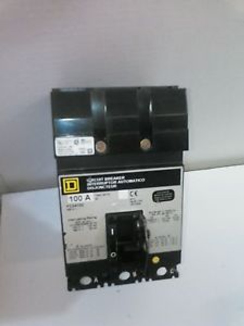 Square D FC34100  100 amp 480 volt grey label I line circuit breaker